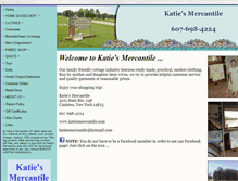 Tablet Screenshot of katiesmercantile.com